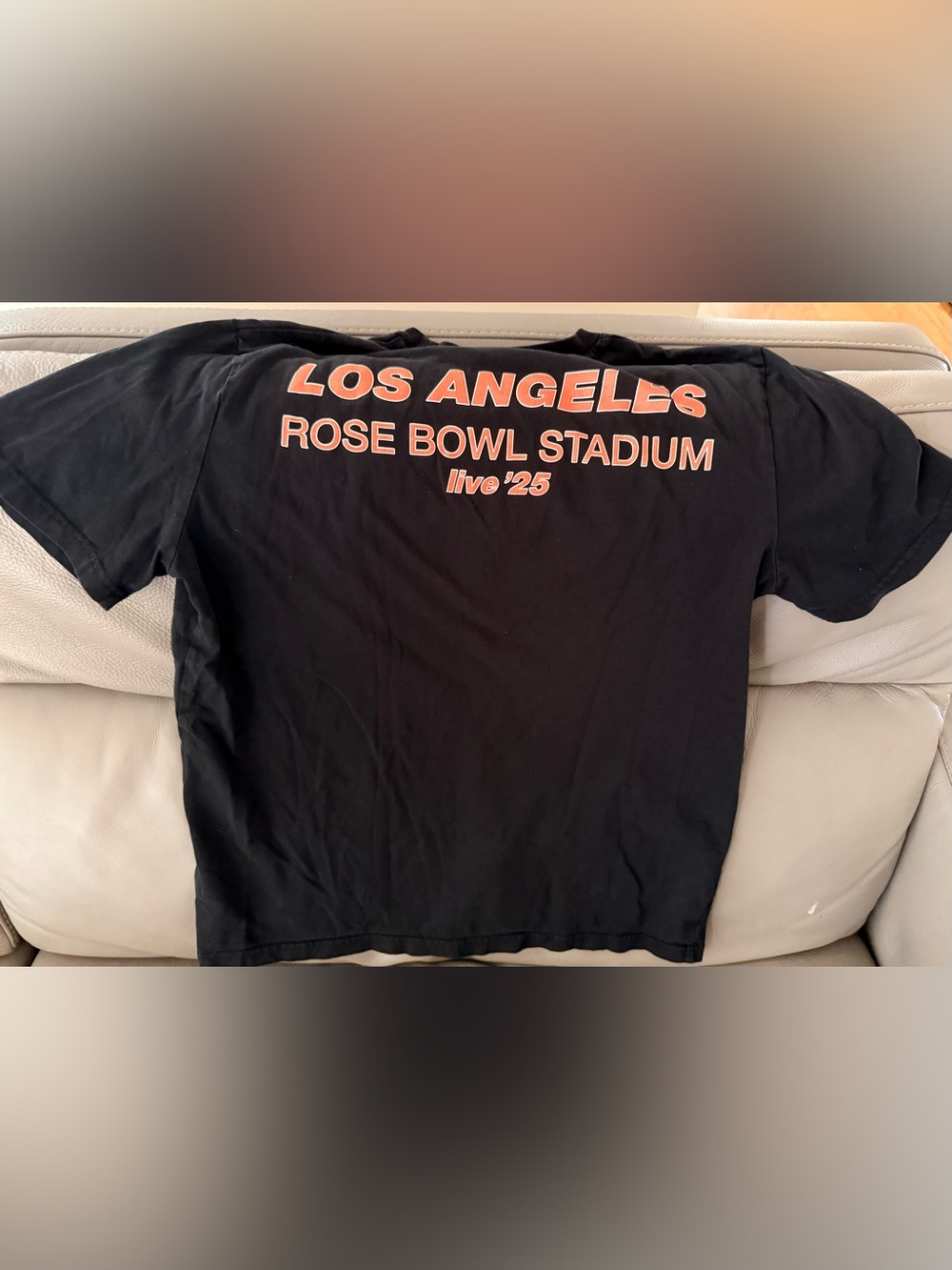 Oasis Live '25 Los Angeles Rose Bowl Stadium Pasadena T-Shirt Medium Authentic M